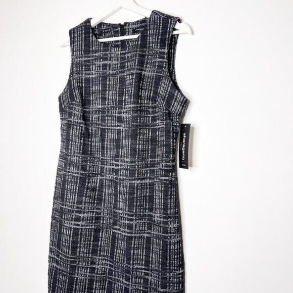 SHARAGANO Knit Printed Sheath Dress  - Picture 3 of 7